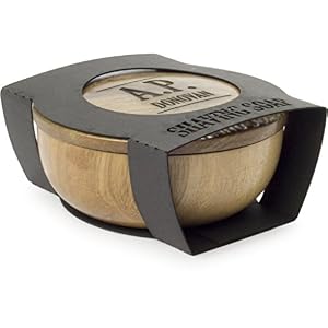 A.P. Donovan - Gentle shaving soap for sensitive skin in practical real wood box - Image 2