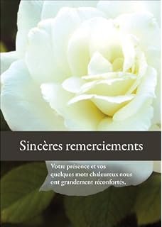 Remerciement Présence