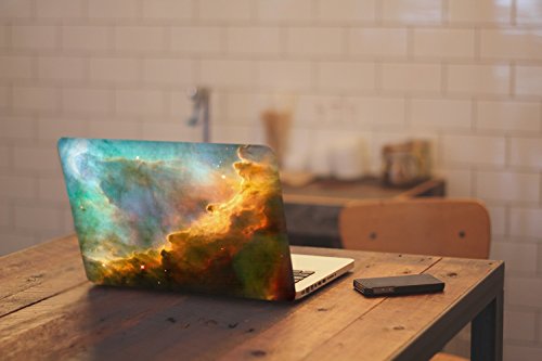 Weltraum 10071, Universum, Skin-Aufkleber Folie Sticker Laptop Vinyl Designfolie Decal mit Ledernachbildung Laminat und Farbig Design für Laptop 19″ - 3