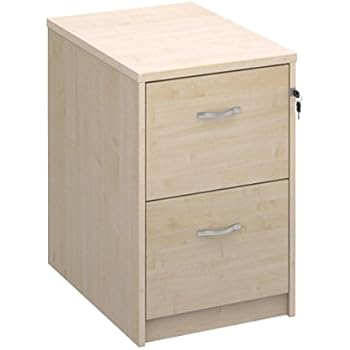Deluxe 2 Drawer Wood Filing Cabinet In Beech Maple Oak White Or