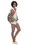 Turnbeutel Fullprint All Over Emoticon Emoji Black Smileys Beuteltasche Hipsterbag -