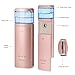 2NICE Handy Nano Facial Mist Sprayer Rechargeable Portable and Sliding Cover Design Mini Steamer for Travel Outdoor Skin Moisture Water SPA BBMist M01