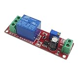 Working voltage: DC 12V Aihasd NE555 DC 12V Módulo Retardo Interruptor Ajustable 0 a 10 Segundos Oscilador Eléctrico