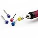 TP 5PCS 3/32'' Electric Nail Art Drill Bit Brush Cleaner Rotary Manicure Drilling Cleaning Tool Machine Accessories - Mixed color
