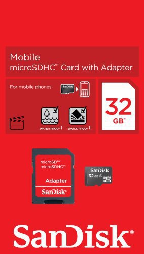SanDisk microSDHC 32GB Class 4 Speicherkarte (inkl. microSD zu SD Adapter) - 3