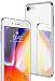 Produktbild iPhone 8 Hülle, iPhone 7 Hülle, CASEKOO Silikon Dünn Case Transparent Weich Durchsichtig Leicht Cover Ultra Slim TPU Schlank Bumper Handyhülle Soft Kratzfest Schutzhülle für iPhone 8 und iPhone 7[Unterstützt Kabelloses Laden(Qi)]-Silber