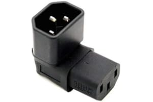 BAOLONGKING Adaptateur d'alimentation IEC C14 vers C13 10 A PDU Prise murale pour TV LCD