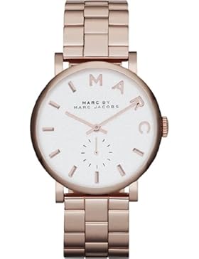 Marc Jacobs Damen-Armbanduhr Analog Quarz Edelstahl MBM3244