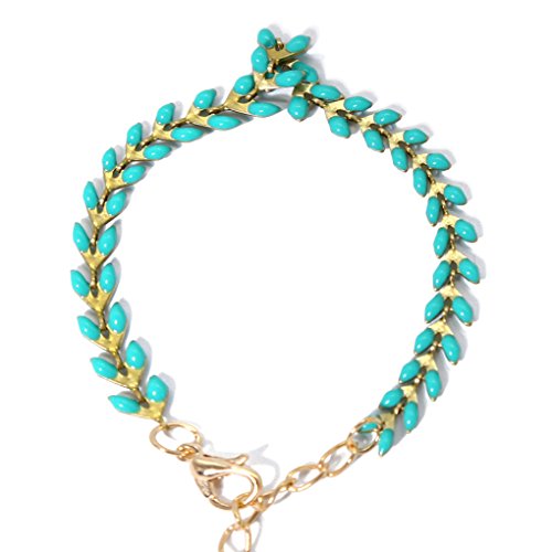 Price comparison product image CanVivi Adjustable Nature Animal Green Dragonfly Bracelet Alloy Plating Imitation Emerald Hand Jewelry