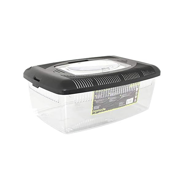 Komodo terrario in plastica, 39 x 25 x 16,5 cm