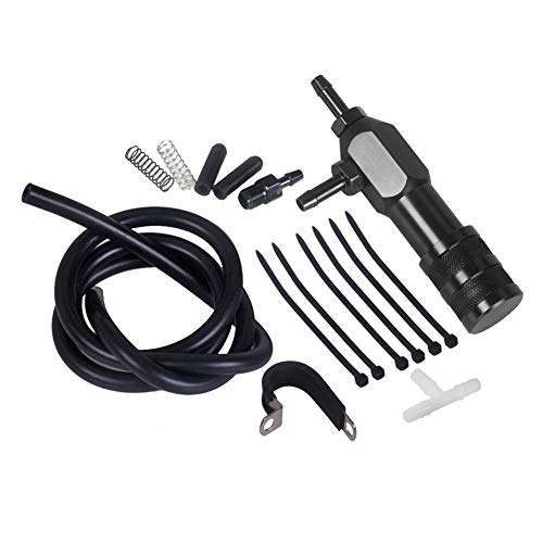 Foru-1 Adjustable Manual Turbo Charger Bypass Closed-Loop Boost Controller (Black)