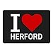 Produktbild Mousepad Classic I Love Herford schwarz