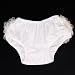 Baby Girl Ruffle Panties Bloomers Diaper Cover S (Creamy)