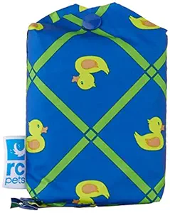 RC Pet Products Packable Dog Rain Poncho, Rubber Ducky (Large)