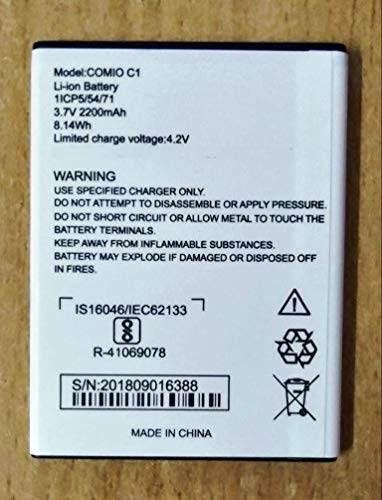 SROCK Compatible Comio 2200 mAh Battery for Comio C1 RS.699 (72.00% Off) - Amazon SROCK Compatible Comio 2200 mAh Battery for Comio C1 RS.699 (72.00% Off) - Amazon
