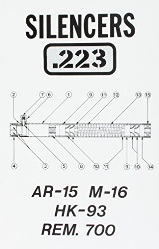 Preisvergleich Produktbild Silencers .223 AR-15 M-16 HK93 Remington 700
