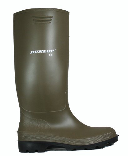 LADIES & MENS GREEN DUNLOP WELLINGTON BOOTS,WELLIES,GARDINING,RAIN,RUBBER