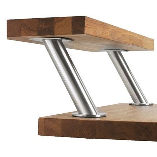 IKEA CAPITA  Juego de 2 patas de acero inoxidable