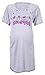 Happy Mama Women's Maternity Hospital Gown Nightie for Labour & Birth. 193p (Purple, UK 16)