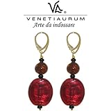 Venetiaurum - Orecchini in vetro di Murano e Argento 925 Made in Italy