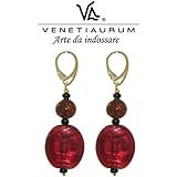 Venetiaurum - Orecchini in vetro di Murano e Argento 925 Made in Italy