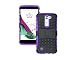 Produktbild LG K7 Fall, Weiche Silikon Hartplastik Haut Fall Für LG K7 LTE Tribut 5 Fall Halter Stehen Handy Abdeckung