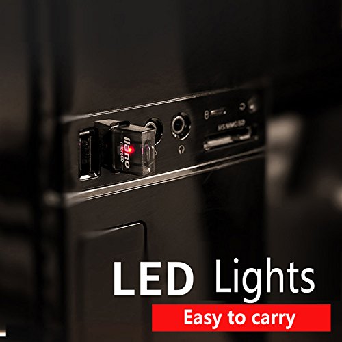 Mini USB A Adapter für microSD / SDHC / T-Flash Karten Leser Card Reader Kartenlesegerät|LED|(schwarz) - 7