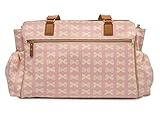 Pink Lining Wickeltasche Twins Bag ‚Twice as Nice‘ Cream Bows on Pink - 3