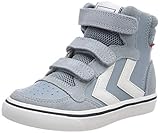 hummel sneaker damen arona hummel Unisex-Kinder Stadil Leather HIGH JR Hohe Sneaker, Blau (Arona 7014), 35 EU