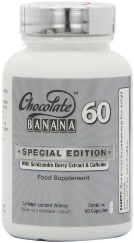 Chocolate Banana Special Edition with Schizandra Berry Extract and Caffeine - Pack of 60 Capsules