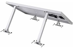 LOWENERGIE Adjustable Angle Solar Panel Mounting Leg Brackets Shed Boat Ground Mount