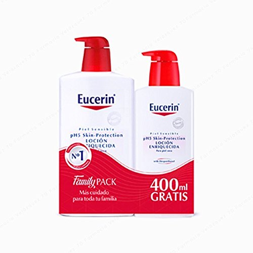Eucerin - pH5 Loción Enriquecida, 1 L + 400 ml Eucerin Ph5 Locion Enriquecida gratis