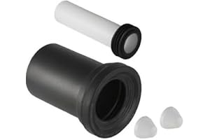 Geberit 152422461 PE anslutningsbeslag 145 mm lång utan koppling 110 mm diameter 185 mm längd