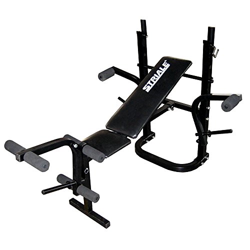 STRIALE SB-2015 banco de pesas | Estructura rígida | Reposabrazos | Aparato pectoral