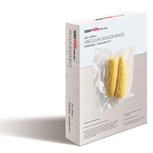 SousVideTools culinarias sellador al vacío, 25 x 35 cm, paquete de 100