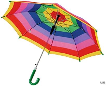 Drizzles Childs Striped Umbrella Assorted Designs