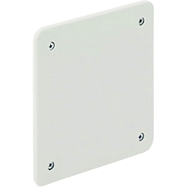 Couvercle Carré 92 X 92 Mm, 9 X 9 Cm, Blanc RAL9001