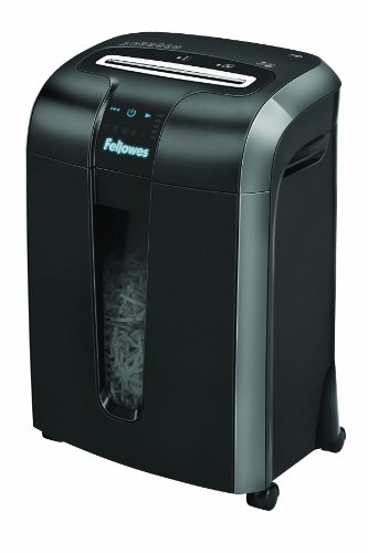 Fellowes Powershred 73Ci 12 Sheet Cross Cut Desk Side Shredder With 100% Jam Proof, SafeSense and Energy Saving System