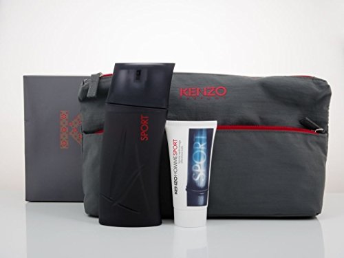 KENZO Homme Sport Eau de Toilette spray 100ml Set 3 pieces