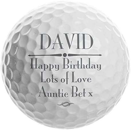 Personalised Message Golf Ball - Personalised - Golf Gifts - Executive Gifts