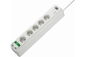 Apc By Schneider Electric Surge Protector PM5U-GR Listwa Zasilająca, Biały, 5 Gniazd
