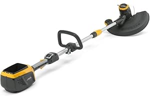 STIGA GT 500e - Trimmer a batteria, 48 V, 4 Ah, testa a doppio filo, larghezza di taglio 30 cm, motore da 200 W, manico regolabile, facile da usare, compatibile con STIGA ePower E 420, batteria non