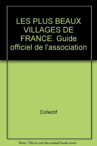 couverture de : Les plus beaux villages de France