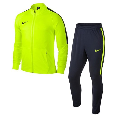 Nike Nk Dry Sqd17 Trk Suit K - Chándal, Niños,Amarillo (Volt / Obsidian / Obsidian / Obsidian), XL