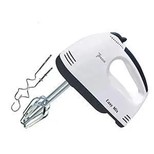 Shiv Fashion Multifunctional Hand Mixer for Egg Beater and Food Blender with 7 Speed Handheld Processor Automatic Electric Kitchen Tool (White)