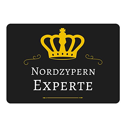 Preisvergleich Produktbild Mousepad Nordzypern Experte schwarz