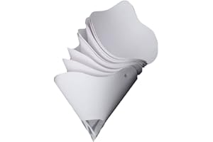 SOUIWUZI Entonnoir de revêtement de peinture Cône Cone Cone Filtre Papier Pérones Pérones avec des conseils de filtre fin pour pulvérisateur d'imprimante 3D 10pcs, entonnoir de revêtement de