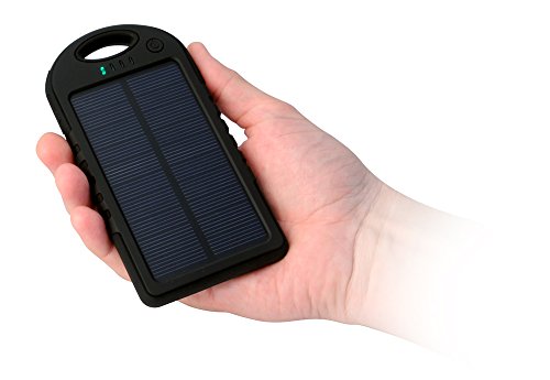 Iconbit Powerbank FTB Travel Spritzwassergeschuetzte Powerbank mit Solar Panel LED-Lampe fuer Ihr Smartphone und Tablet - 4