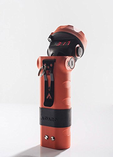 ADALIT Taschenlampe LED-Industriehandleuchte IL-300 ATEX mit Notstromfunktion wiederaufladbar, 1 Stück, orange / schwarz - 5