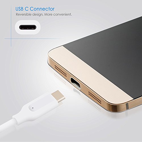 BC Master USB-C Hub mit Ethernet und Stromversorgung, mit 3 USB 3.0 Anschlüsse Datenübertragung und 1 USB Ladeport, 1Gigabit Ethernet LAN Netzwerk Adapter,und 1 USB-C Ladeanschluss, Für neu MacBook 2016 and ChromeBook Pixel - 6